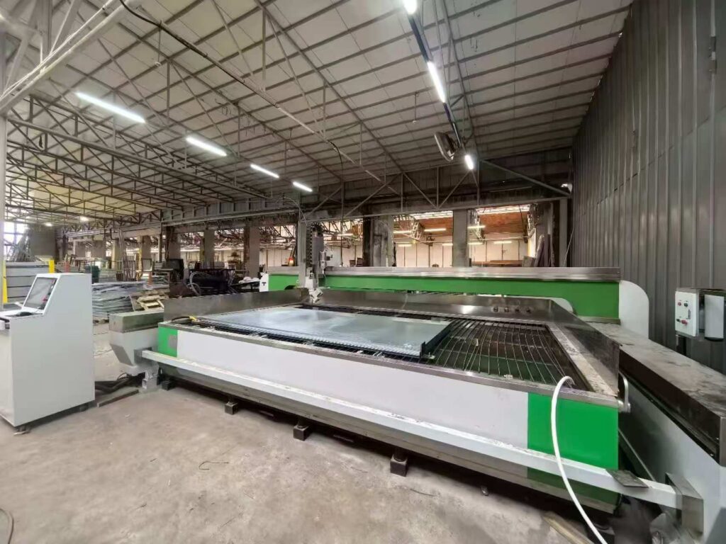 split gantry waterjet